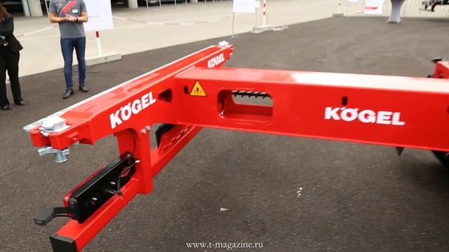 Прицеп Kogel для перевозки контейнеров смотреть онлайн