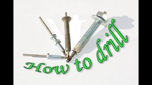 Как просверлить шуруп, винт, болт. Полное видео без сокращений.