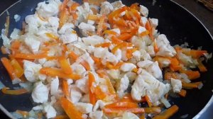 Рисовая каша с курицей, простой рецепт