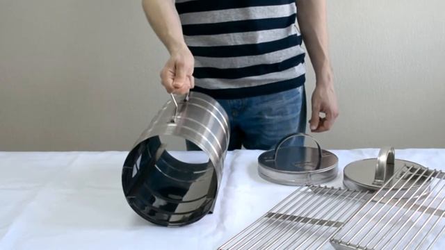 Коптильня походная "Цилиндр" диам. 180 мм|Smokehouse "Cylinder" diameter 180 mm