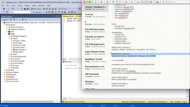 How to create table, primary key, foreign key, subquery using Microsoft SQL Server Management Studi смотреть онлайн