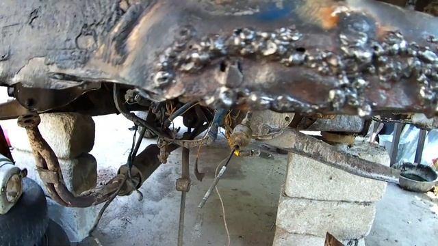 ЗАЗ 1105 Дана. Ремонт кузова. Зварювальні та малярні роботи своїми руками. Мій перший досвід. смотреть онлайн