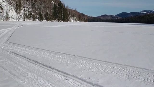 озеро таятское, буран, рыбалка. смотреть онлайн