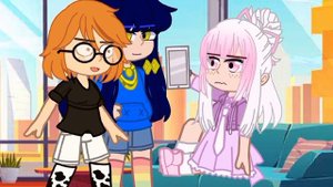 //Когда Он написал💞//13Карт//Gacha Club//Хелен, Клео, Николь, Джокер, Вару; Джокер/Хелен//