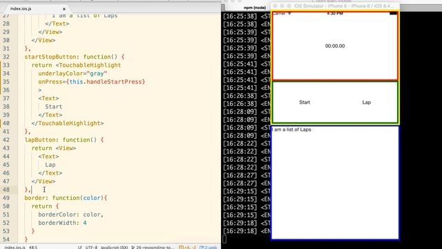 Build Apps with React Native 2.8 Responding to User Input смотреть онлайн