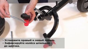 Сборка детского велосипеда с ручкой Lamborghini Panorama, L5E, L5R, L5B, L5O, L5Y