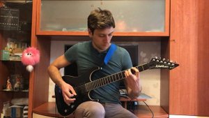 ХАРД РОК МЕЛОДИЯ НА ЭЛЕКТРОГИТАРЕ // Hard rock melody on electric guitar