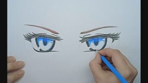 Как нарисовать глаза аниме \\ простые рисунки
