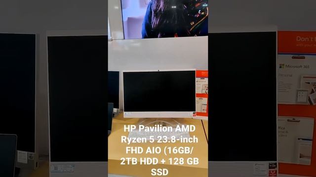 HP Pavilion AMD Ryzen 5 23.8-inch FHD AIO (16GB/2TB HDD + 128 GB SSD/Radeo RX 540X