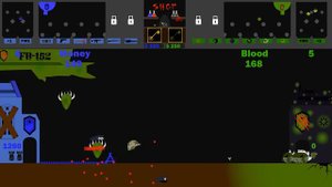 Tower Fight : Zombie VS Human | Marble Race In Algodoo