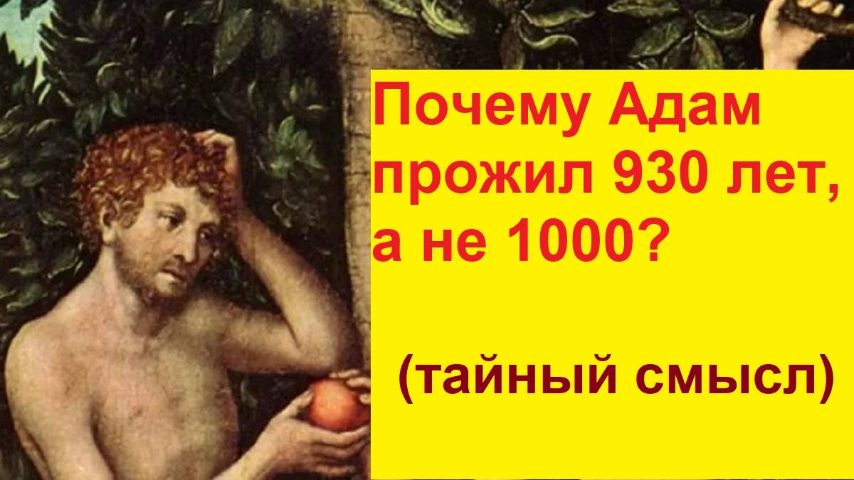 Адам - первый человек. В древних текстах говорится что Адам прожил всего 930 лет. Герцэль Дэвид.