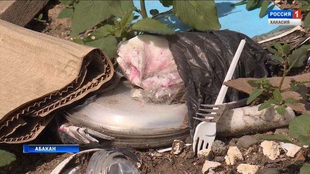 Кто и когда уберет мусор в новом районе Абакана на улице Авиаторов? 07.07.2017 смотреть онлайн