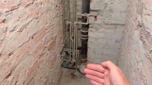 Перенос счётчиков воды в кухню с ванны.