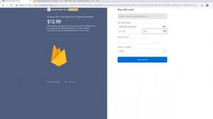 Firebase One Time Payment of Digital Download