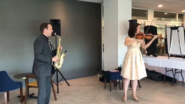 All of me - Violin & Saxophone Duo - Lizzie Barker смотреть онлайн