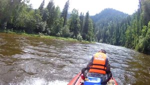 Подъём по реке ОЯ на водомёте