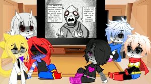 Реакция персонажей Undartale на Horrortale (Gacha club) ч7