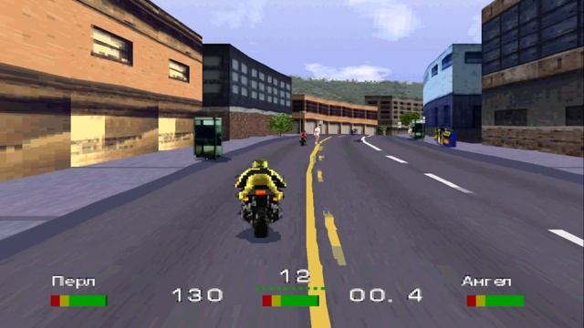 road rash 1994 4 часть осталась 1 трасса серпнтин