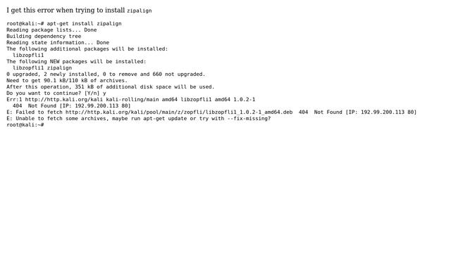 Unix & Linux: Error in installing zipalign смотреть онлайн
