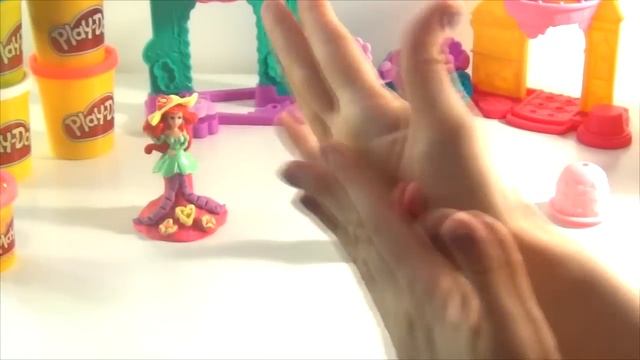 Принцесcа Белль и принцесса Ариель. Делаем платья.Пластилин Плэй до(Play doh) смотреть онлайн