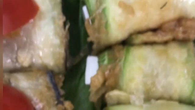 Тёщины язык.Оващной закуска Баклажан в кляре Қазақша рецепт Тёчиный язык из кабачки смотреть онлайн