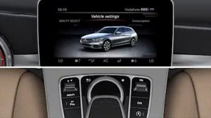 Mercedes Benz C Class W205 2014 Comand Online Internet Joystick Control