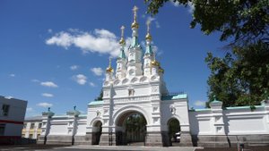 Саровские врата в Дивееве в Свято-Троицком Серафимо-Дивеевском монастыре