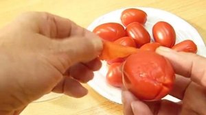 Как очистить помидоры от кожуры и семян - "помидоры пелати".