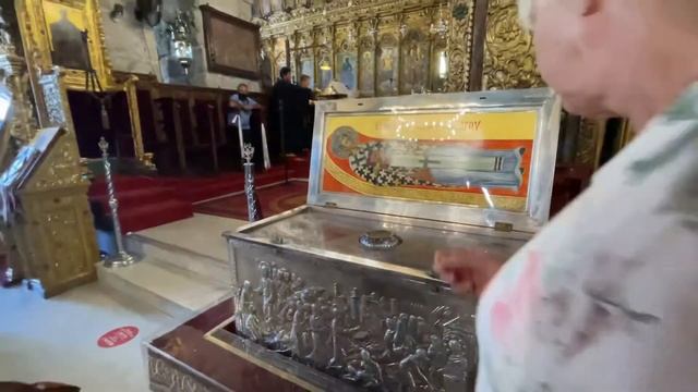 Рака с главой святого Лазаря. Кипр Ларнака мы здесь причастились. Летопись Нафанаила смотреть онлайн