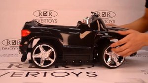 Детский толокар Mercedes Benz GL63 (RiverToys, A888AA M, сборка)