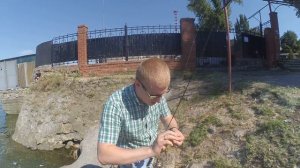 Ловля бычка на ultraLight с Таганрогской набережной.