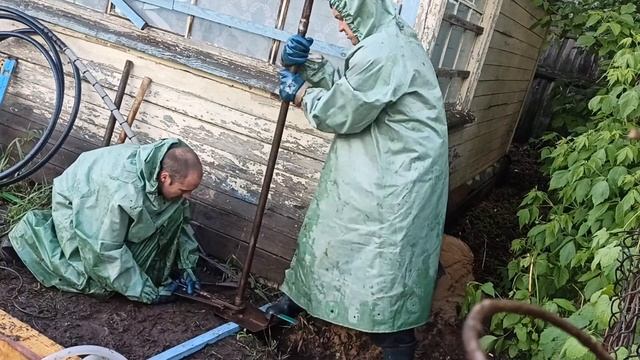 Абиссинская скважина за 1 час 20 минут #абиссинскаяскважина#скважинаигла#бурениескважин