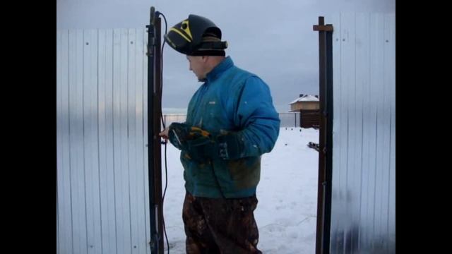 Кованные ворота и калитка своими руками!!! смотреть онлайн