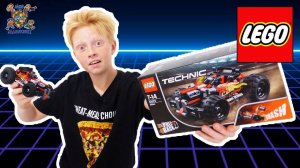 Распаковка и сборка LEGO Technic 42073 - Красный гоночный автомобиль ЛЕГО