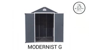 Сарай пластиковый Black Fox Modernist G 4,5м2