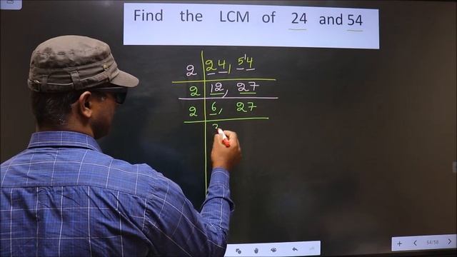 LCM of 24 and 54 смотреть онлайн