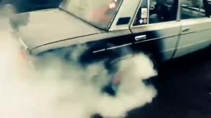 летние скольжения на жигулях. burnout на ваз 2106