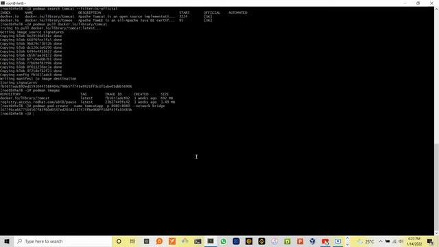 Apache Tomcat container with Podman смотреть онлайн