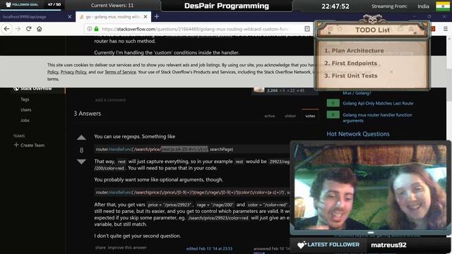 DesPair Programming #17 | The Reviewtionist - Episode 1: Starting the Backend [Web Development/Go] смотреть онлайн