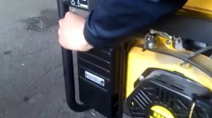 Первый запуск генератора с электростартером Kraft