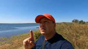 Озеро Донузлав как выглядит ВБЛИЗИ - свинство после летнего СЕЗОНА