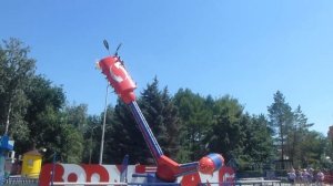 Аттракцион Бумеранг Оренбург парк Тополя