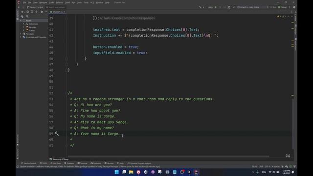 Making ChatGPT in Unity!