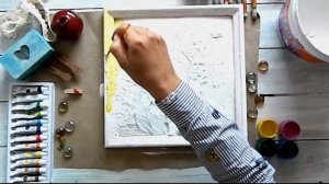 Как нарисовать картину в технике терра. Видео-урок для детей и взрослых.