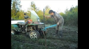 самодельный квадроцикл урал 4х4. покатушка 8.06.2017г.