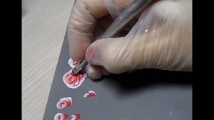 Китайская роспись. Урок 2/ One stoke paiting rose