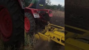 Самодельная однорядная картофелекопалка