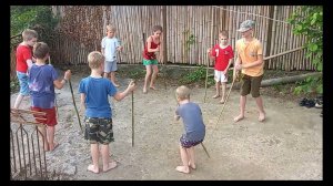 Упражнения с бамбуковыми палками. Ритм, реакция, слух