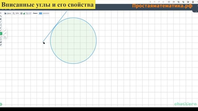 вписанные и центральные углы — сделано в Clipchamp