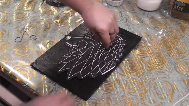 ПРОСТОЙ И ЭФФЕКТНЫЙ НАСТЕННЫЙ ДЕКОР ДЛЯ СПАЛЬНИ СВОИМИ РУКАМИ.